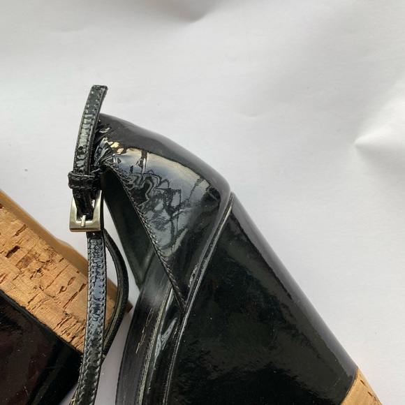 Patient Leather Platform Sandals - Picture 6 of 8